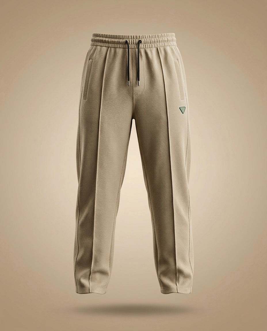 MAFIA® Taupe Waffle Knit Trousers