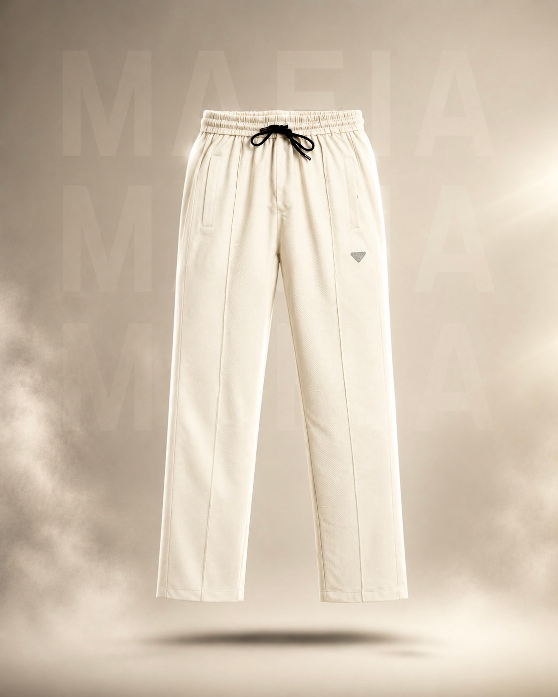 MAFIA® Taupe Waffle Knit Trousers