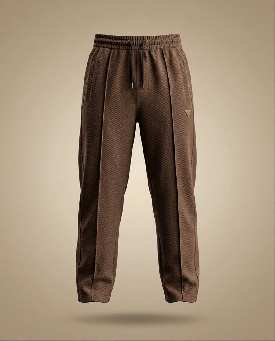 MAFIA® Taupe Waffle Knit Trousers