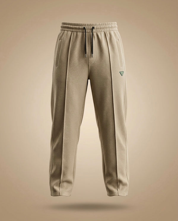 MAFIA® Taupe Waffle Knit Trousers